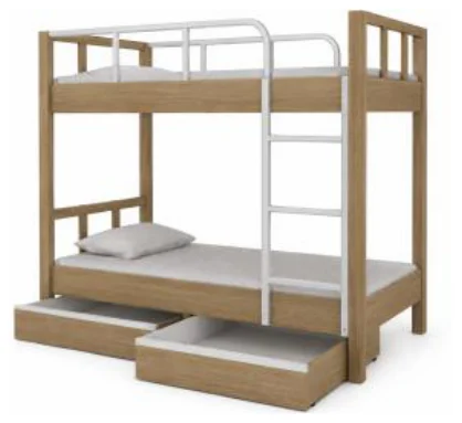 Kano - Tempat Tidur Tumpuk Dengan Laci HARBOR SERIES