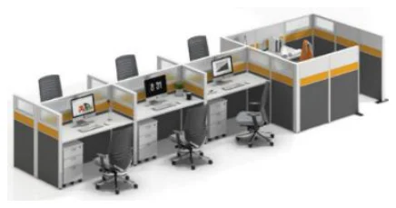 Workstation Kantor — Referensi 171-3